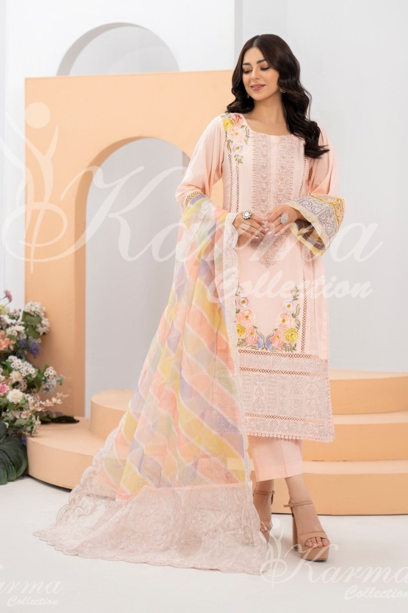 Karma Festive Embroidered Suit KAR54-Designer dhaage