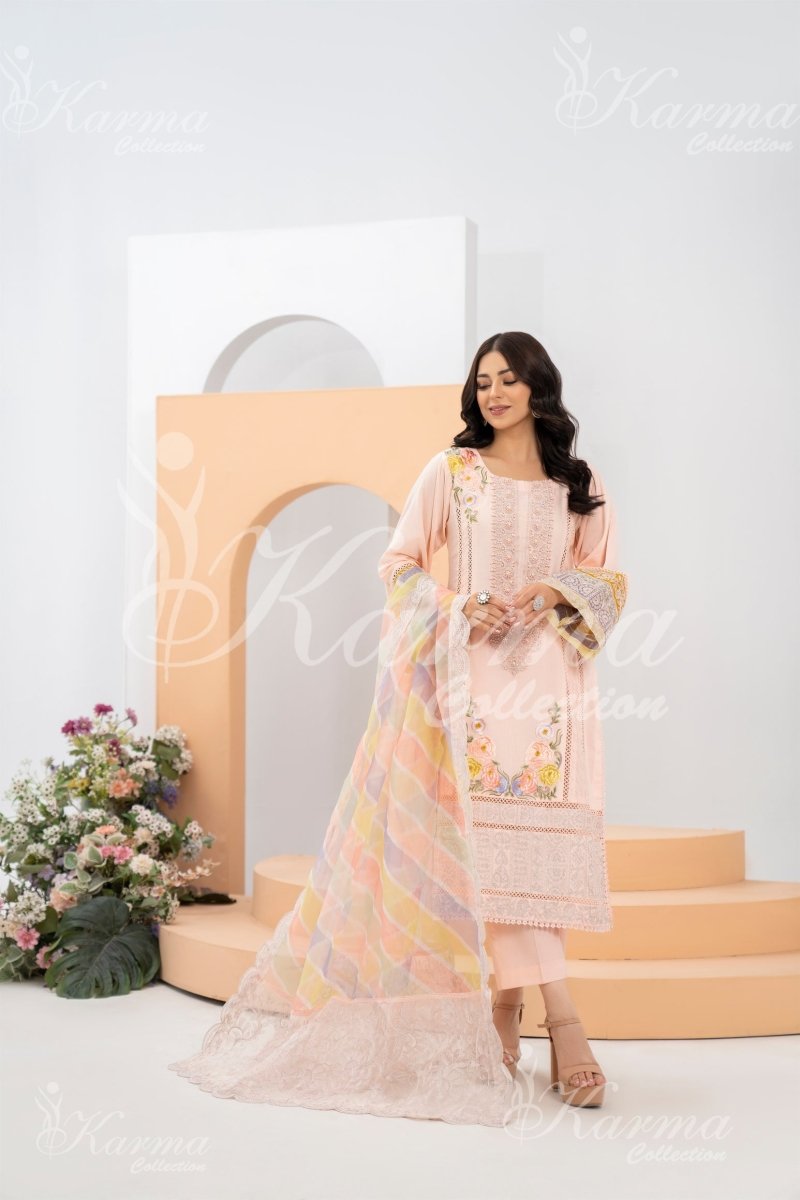 Karma Festive Embroidered Suit KAR54-Designer dhaage