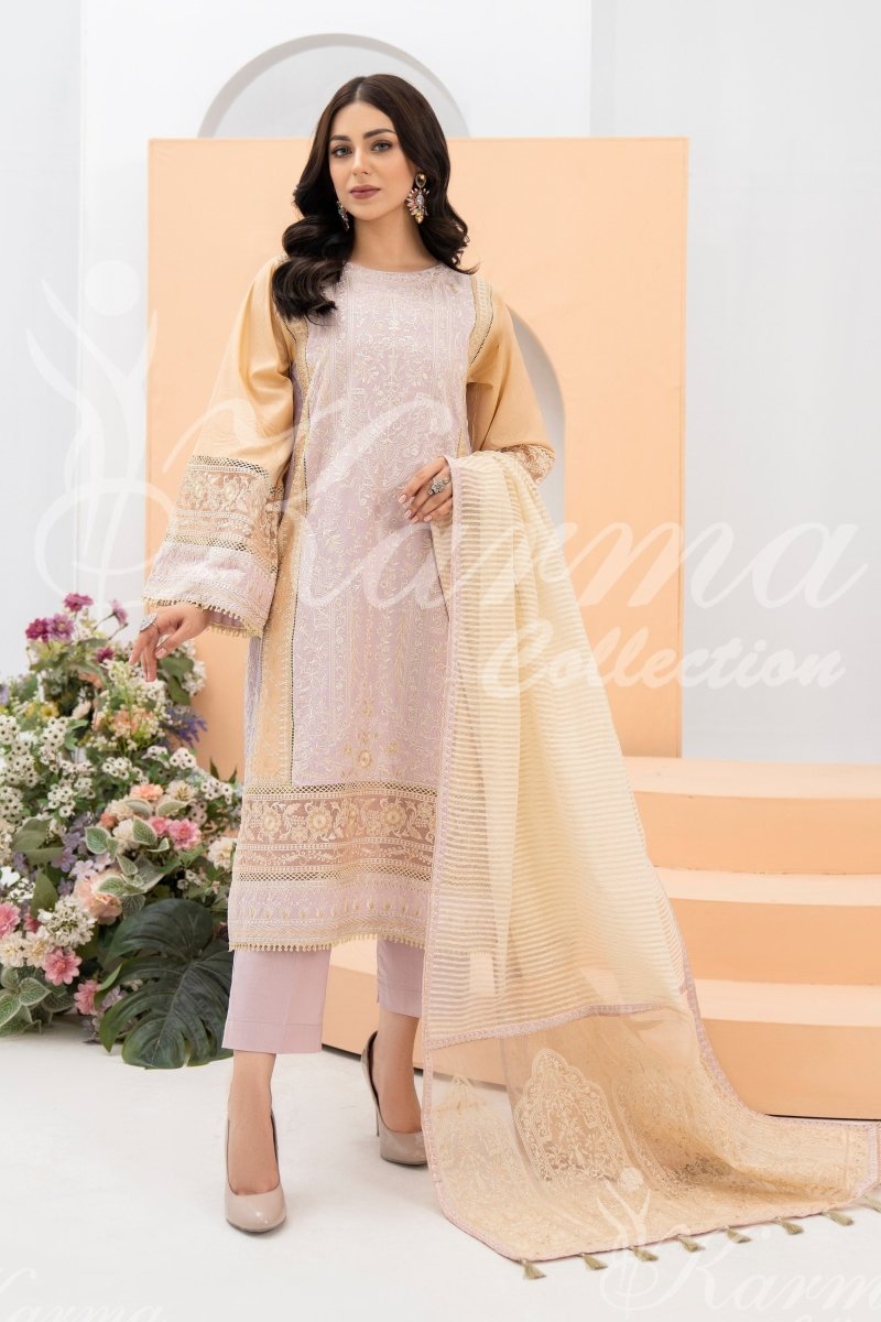 Karma Festive Embroidered Suit KAR56-Designer dhaage