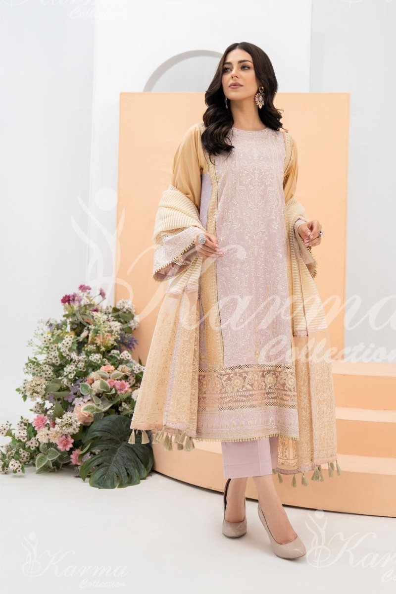 Karma Festive Embroidered Suit KAR56-Designer dhaage
