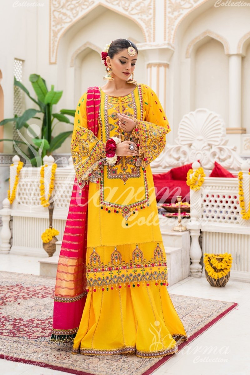 Karma Festive Sharara Suit KAR25-Designer dhaage