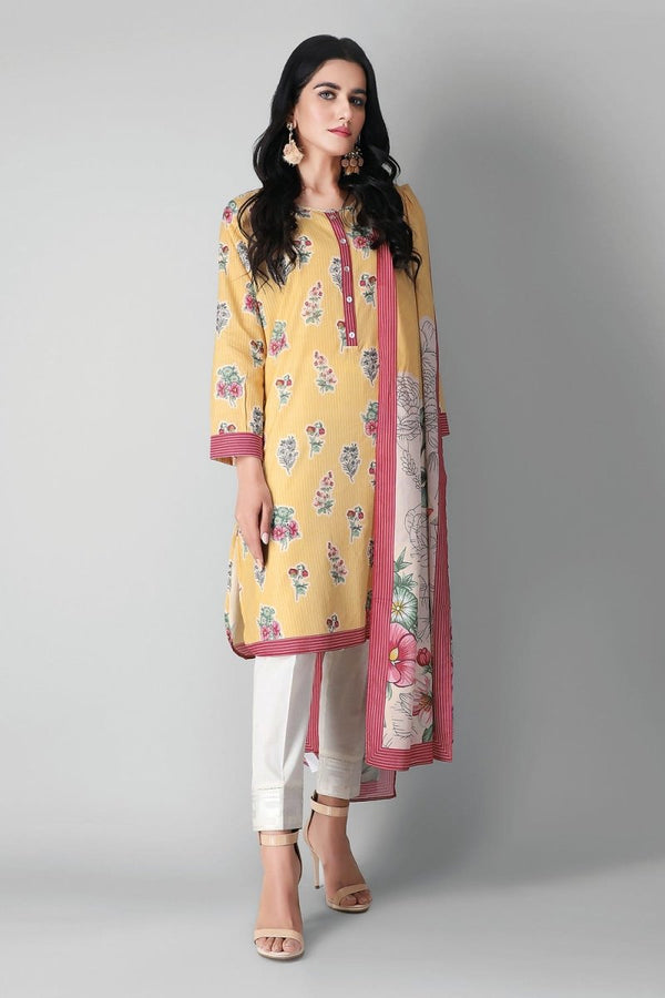 Khaadi Lawn 3 PC Suit KHA05-Designer dhaage