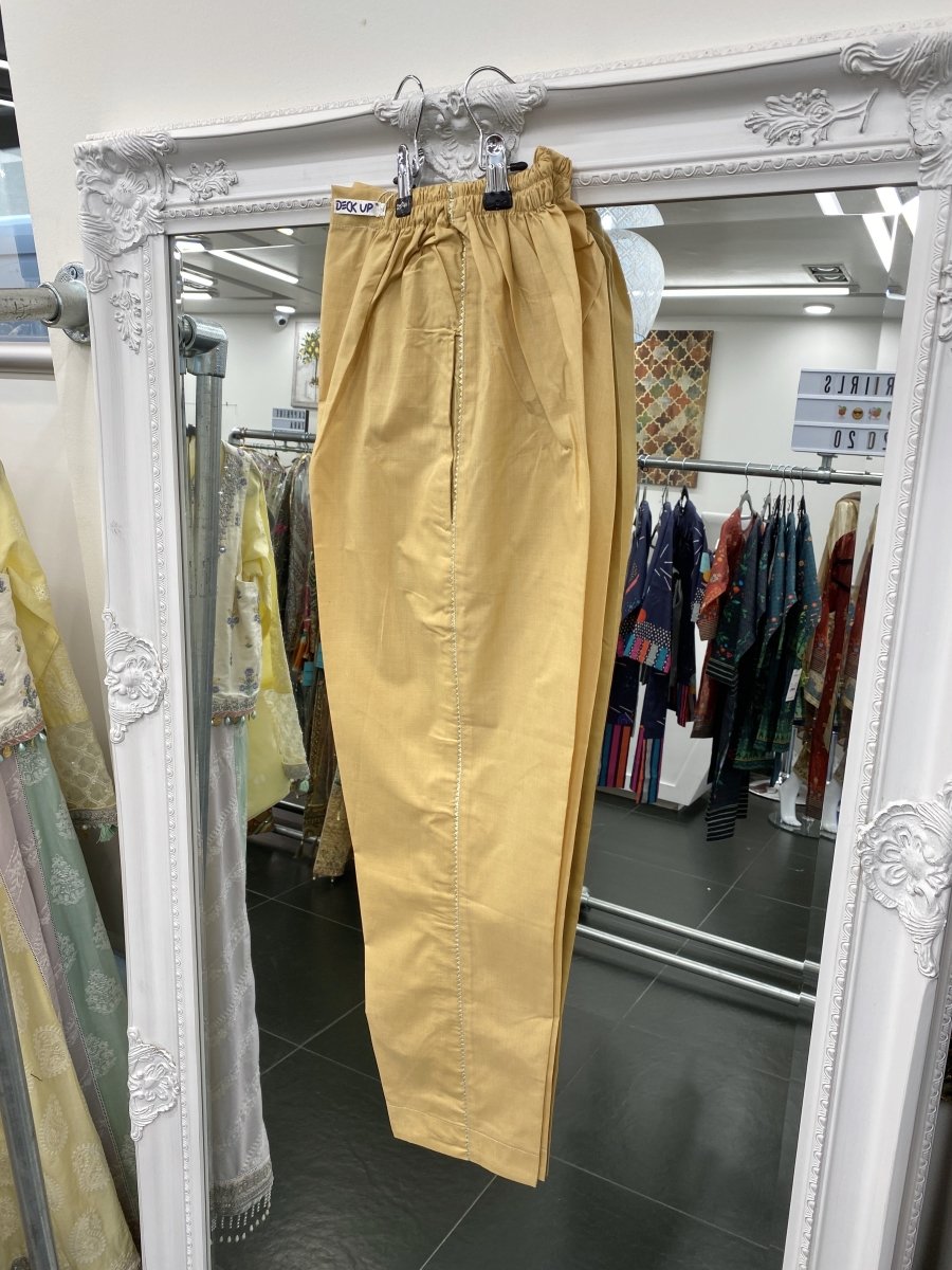 Khaki Trousers with side Kikri Lace TRO40