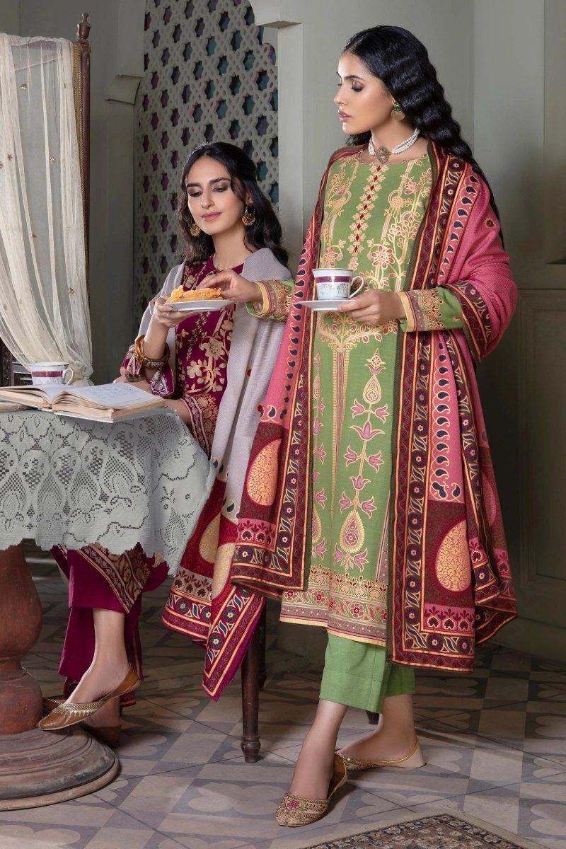 Limelight Khaddar 3 Piece Suit LIM286-Designer dhaage