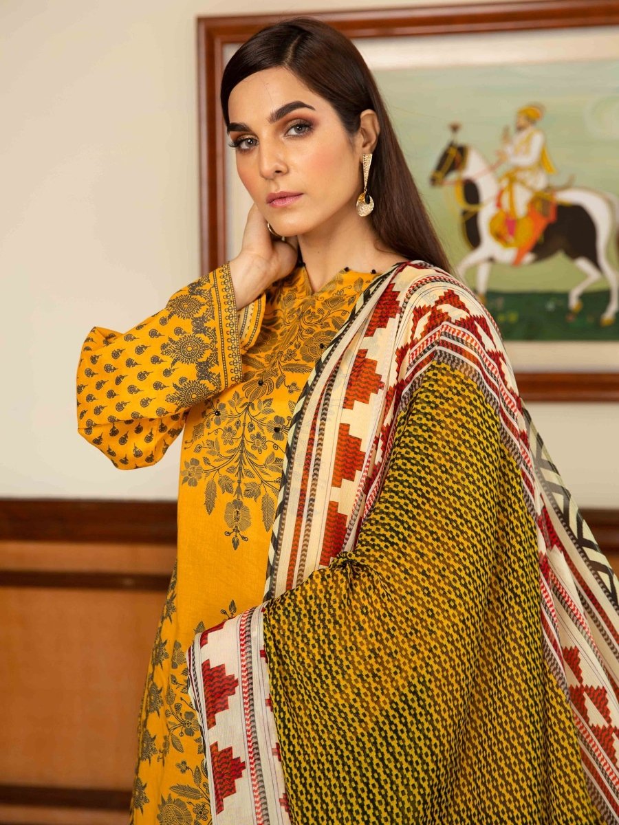 Limelight Lawn 3 PC Suit LIM186-Designer dhaage