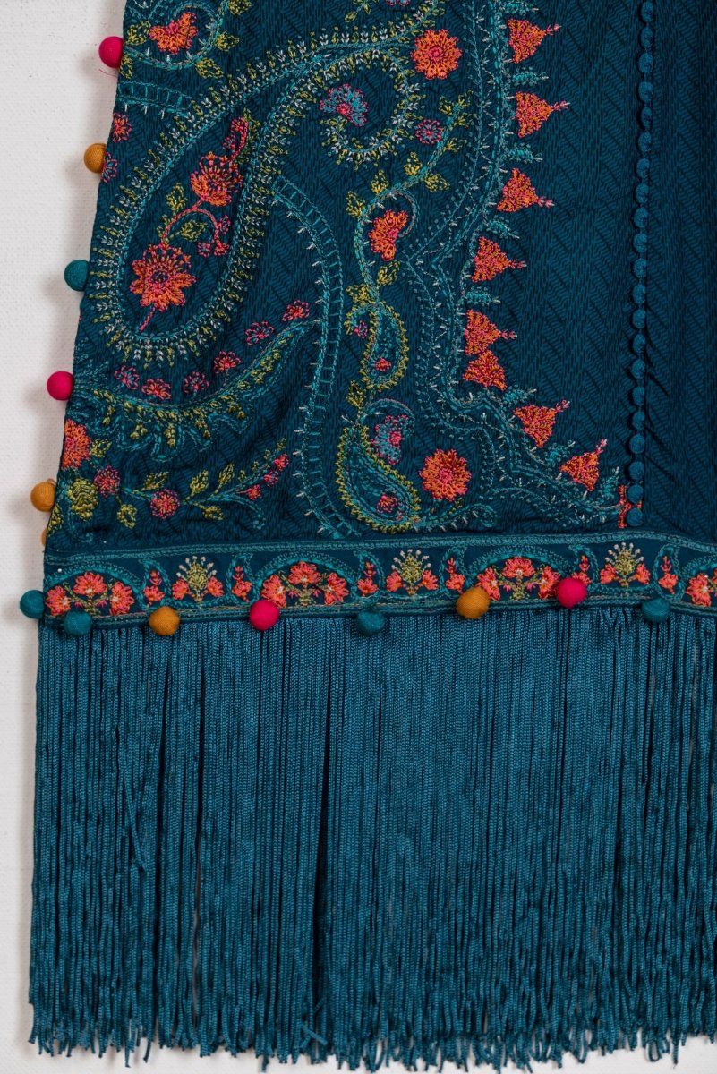 Maria B Linen Pakistani Suit DL-1009-Blue MAR130-Designer dhaage