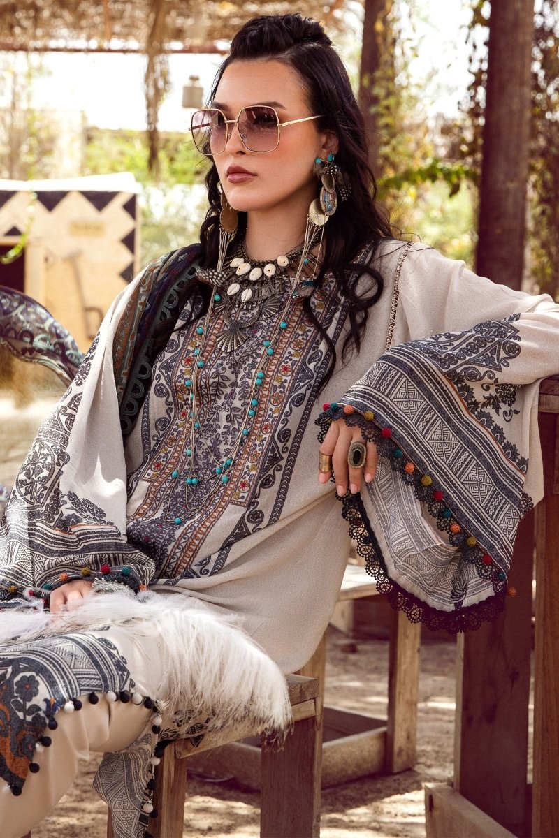 Maria B M Prints Karandi Suit MPT-1505-A