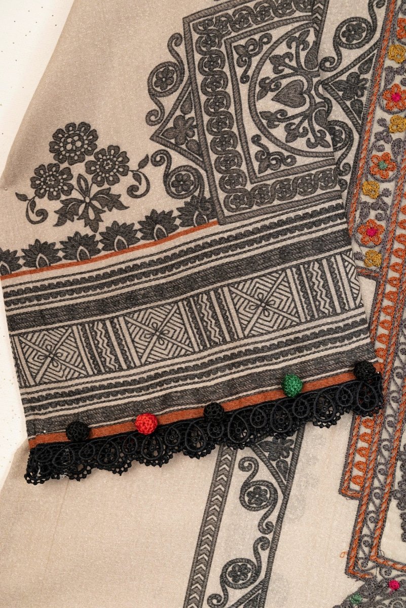 Maria B M Prints Karandi Suit MPT-1505-A