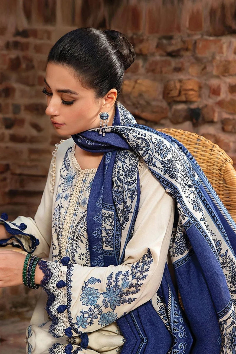 Maria B M Prints Linen Suit MPT-1601-A-Designer dhaage