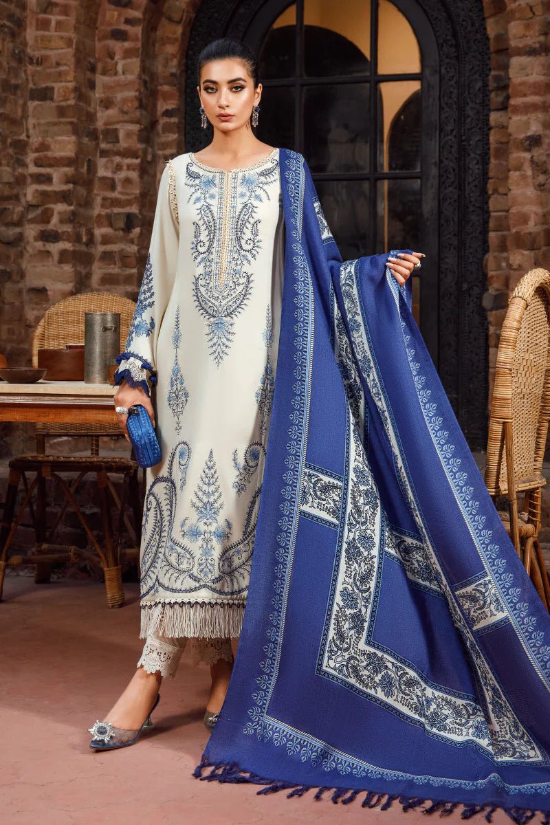 Maria B M Prints Linen Suit MPT-1601-A-Designer dhaage