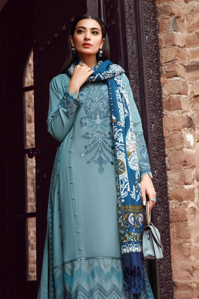 Maria B M Prints Linen Suit MPT-1607-A-Designer dhaage