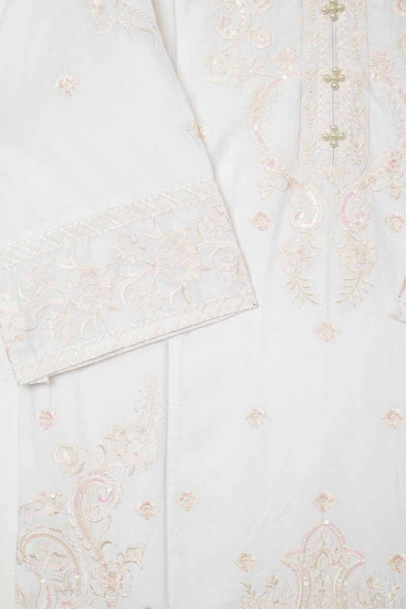 Mihrimah Cambric 3 Piece Suit MIH14-Designer dhaage