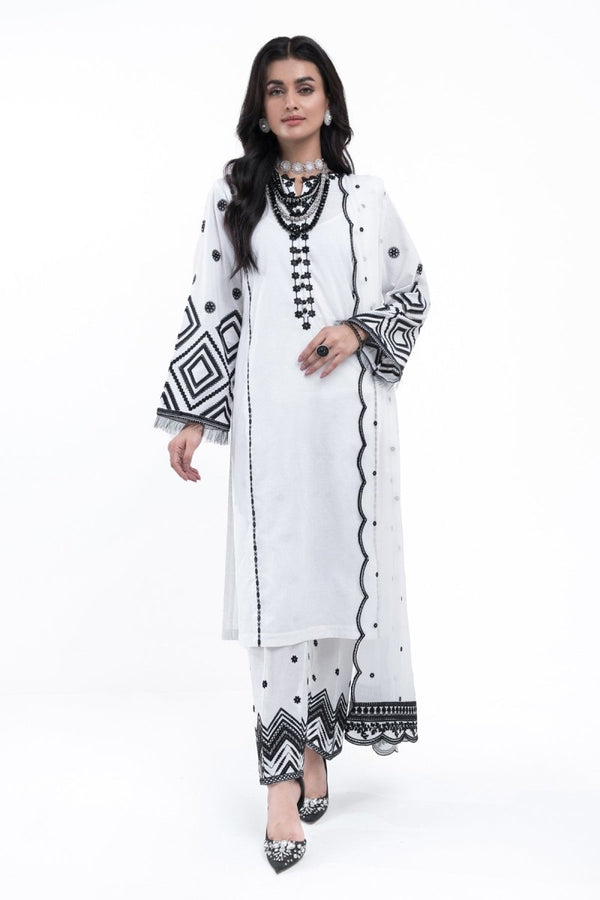 Mihrimah Embroidered Cambric 3 Piece Suit MIH46