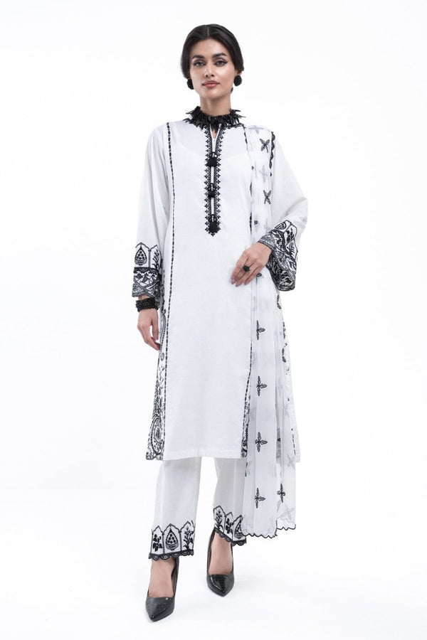 Mihrimah Embroidered Cambric 3 Piece Suit MIH47