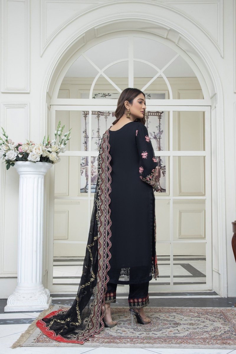 Mihrimah Chiffon Formal Suit MIH32-Designer dhaage