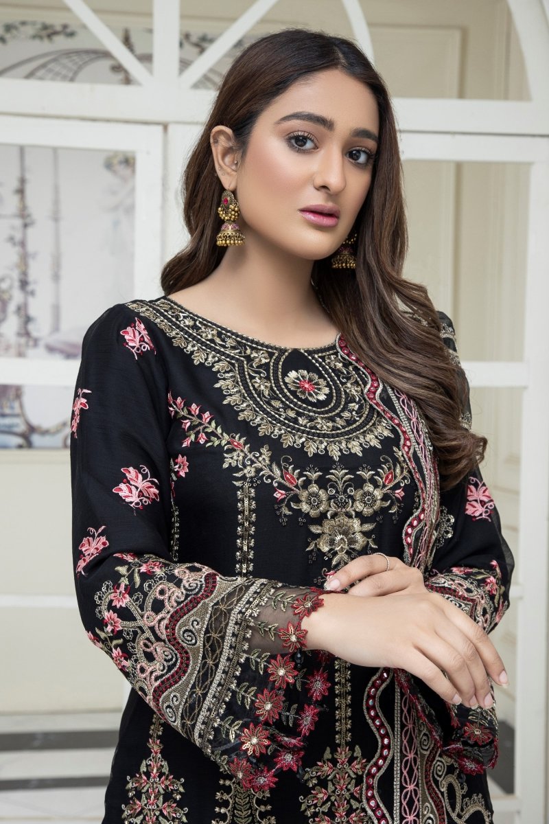 Mihrimah Chiffon Formal Suit MIH32-Designer dhaage