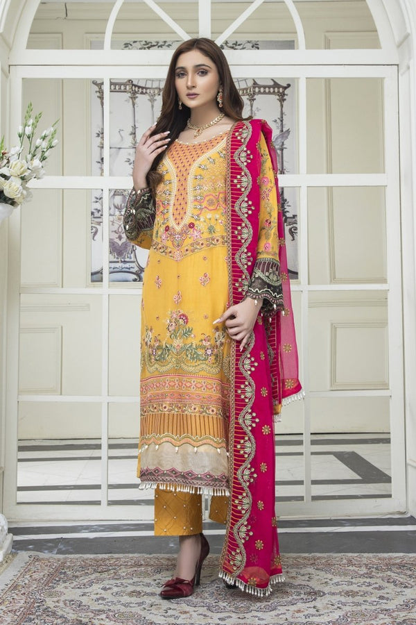 Mihrimah Embroidered Chiffon Party Wear MIH53
