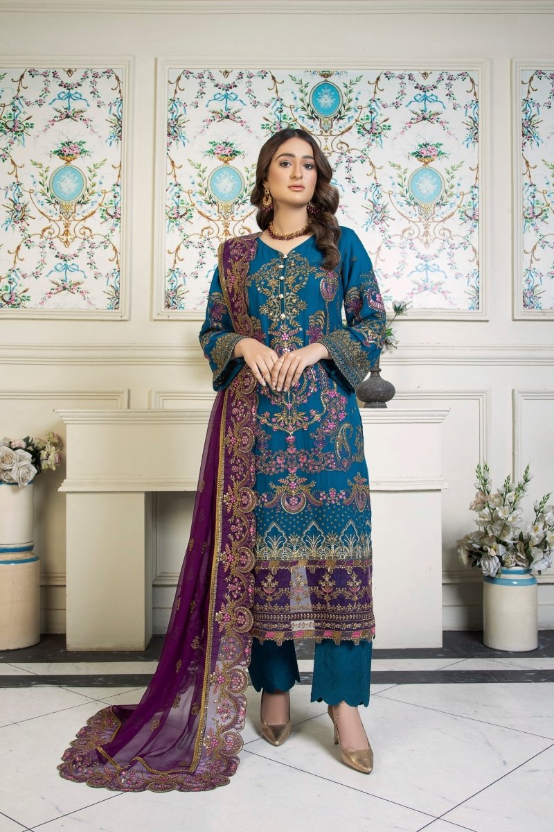 Mihrimah Embroidered Chiffon Party Wear MIH57-Designer dhaage