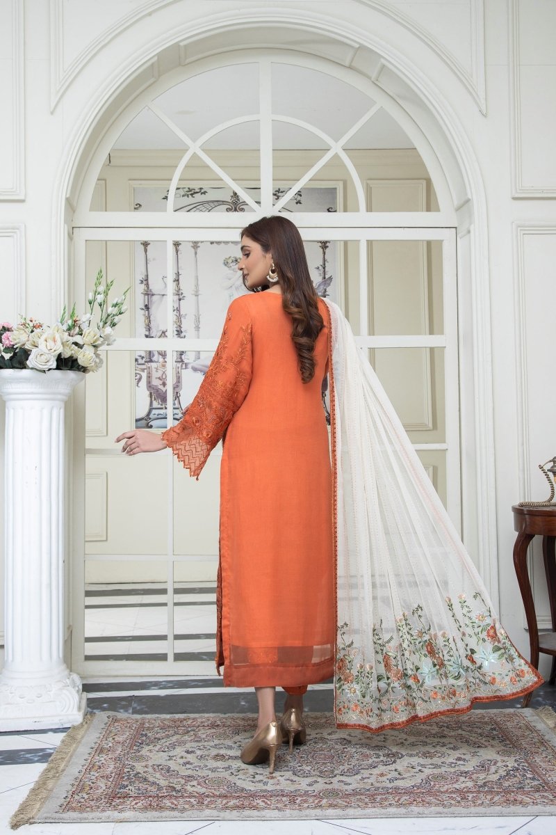 Mihrimah Embroidered Chiffon Party Wear MIH58 - Designer dhaage
