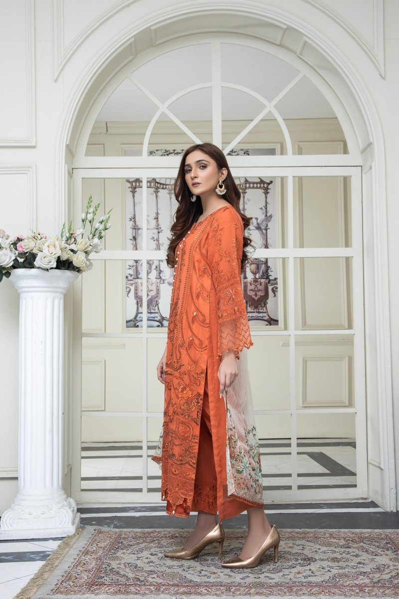 Mihrimah Embroidered Chiffon Party Wear MIH58-Designer dhaage