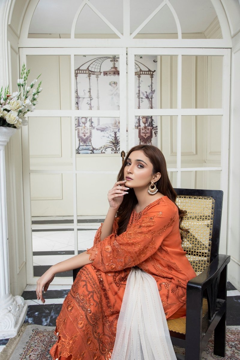 Mihrimah Embroidered Chiffon Party Wear MIH58 - Designer dhaage