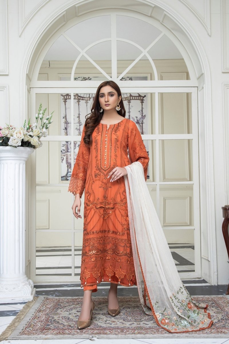 Mihrimah Embroidered Chiffon Party Wear MIH58 - Designer dhaage