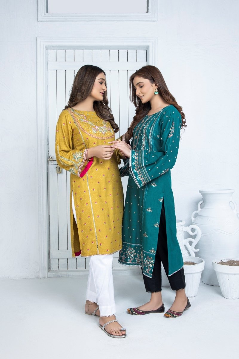 Mihrimah Embroidered Linen Shirt MIH26-Designer dhaage