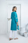 Mihrimah Embroidered Linen Shirt MIH29-Designer dhaage