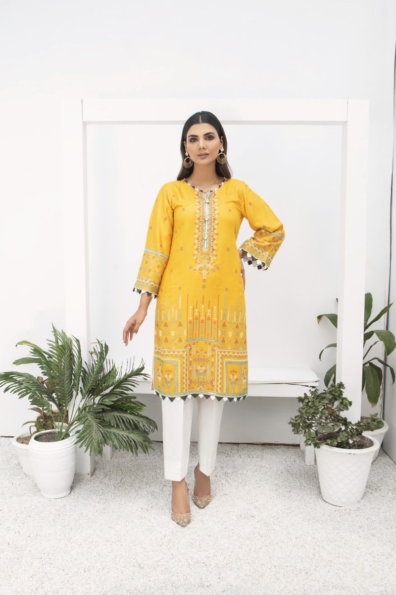 Mihrimah Embroidered Shirt MIH10-Designer dhaage