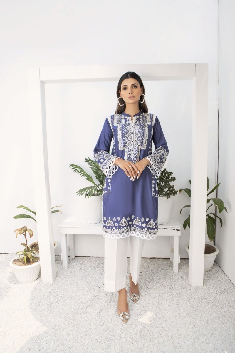Mihrimah Embroidered Shirt MIH11-Designer dhaage