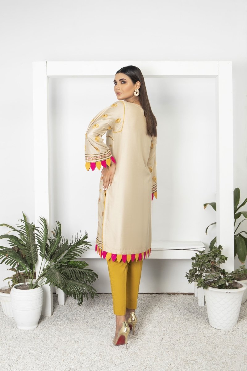 Mihrimah Embroidered Shirt MIH12-Designer dhaage