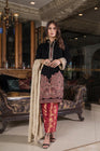 Mihrimah Embroidered Velvet 3 Piece Suit MIH06-Designer dhaage