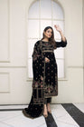 Mihrimah Embroidered Velvet 3 Piece Suit MIH38-Designer dhaage
