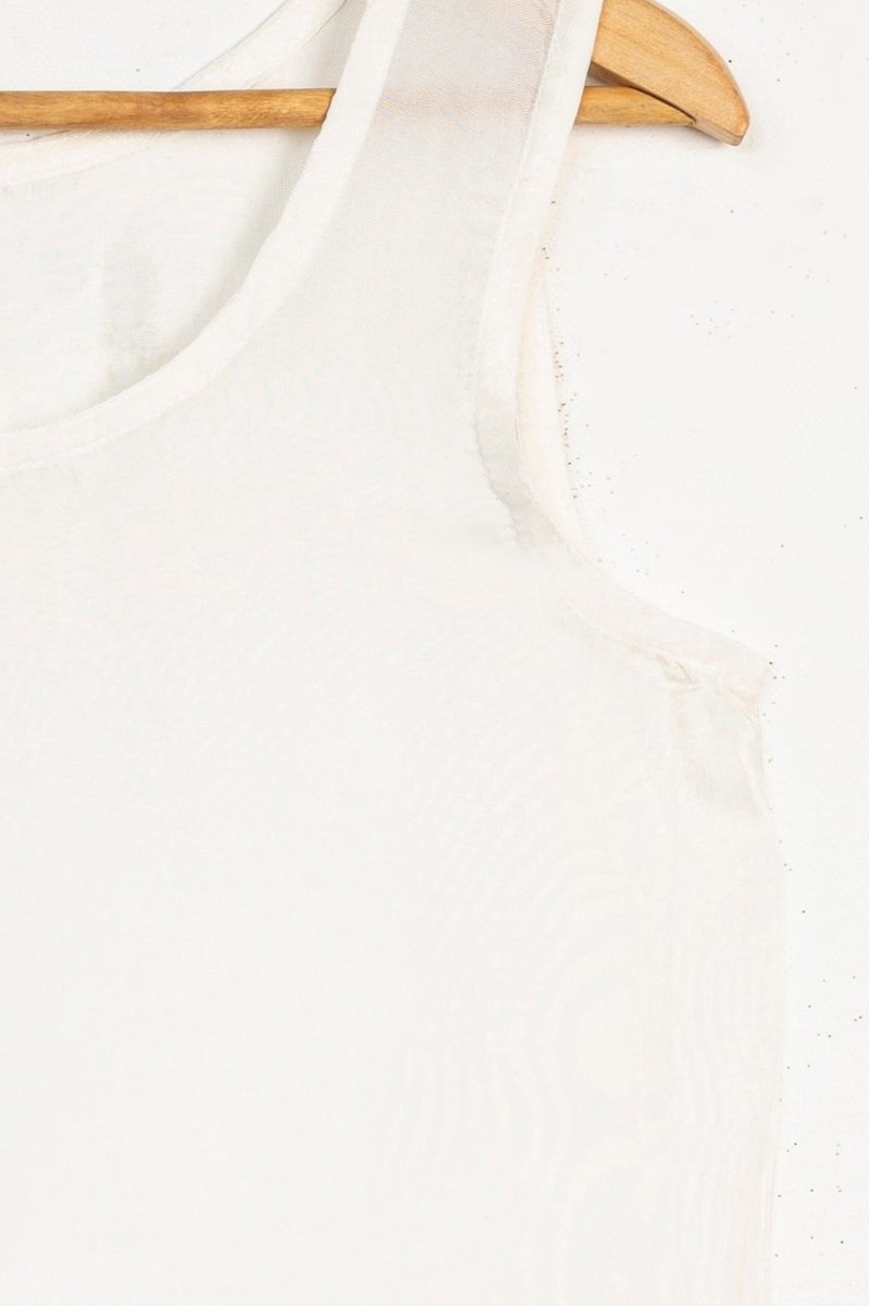 Mihrimah Grip Silk Off-White Slip Shameez MIH15-Designer dhaage