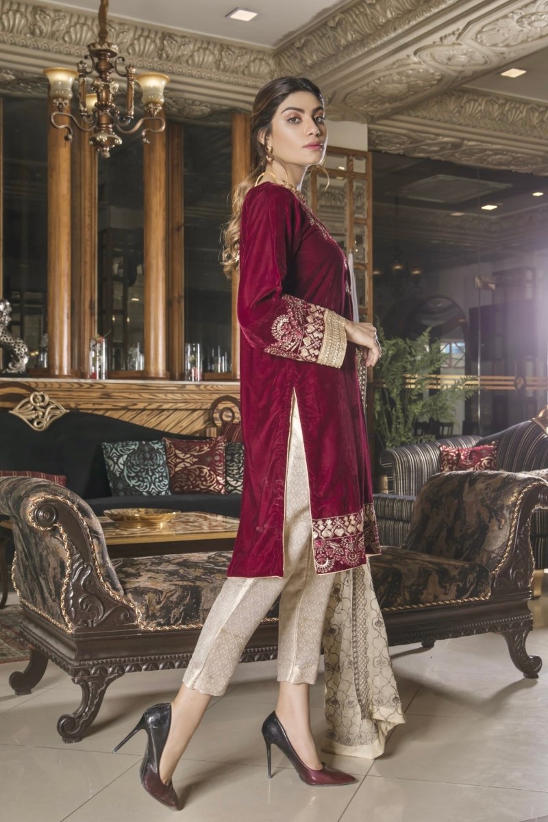 Mihrimah Velvet Formal MIH05