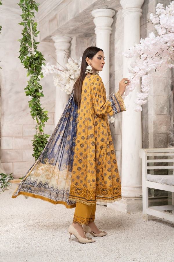 Munira Cambric 3 Piece Frock MUN499