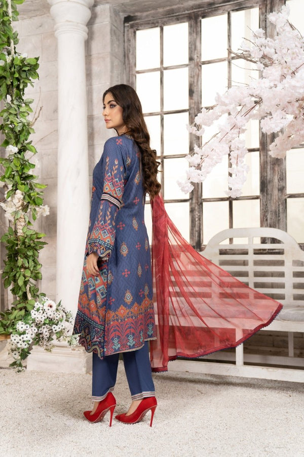 Munira Cambric 3 Piece Suit MUN504-Designer dhaage