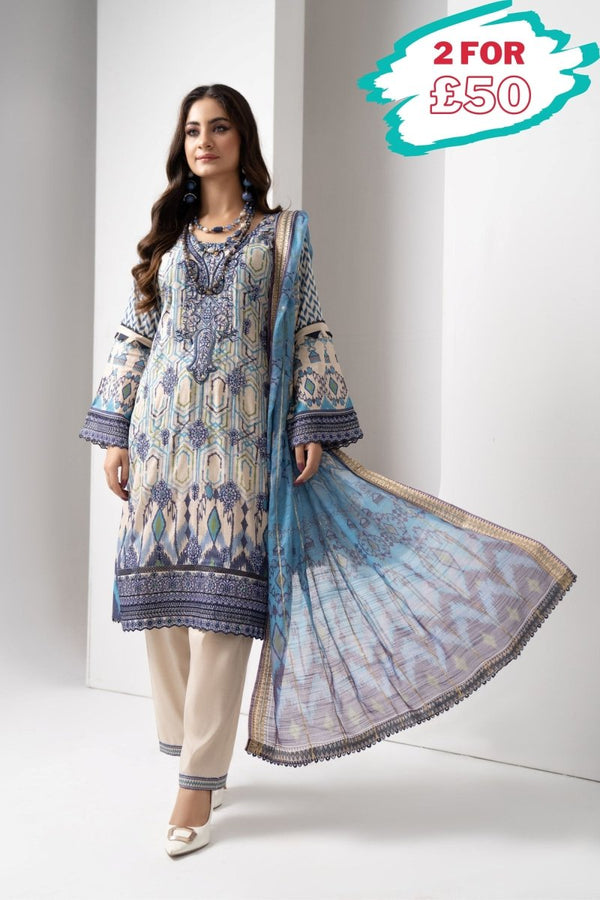 Munira Cambric 3 Piece Suit MUN506