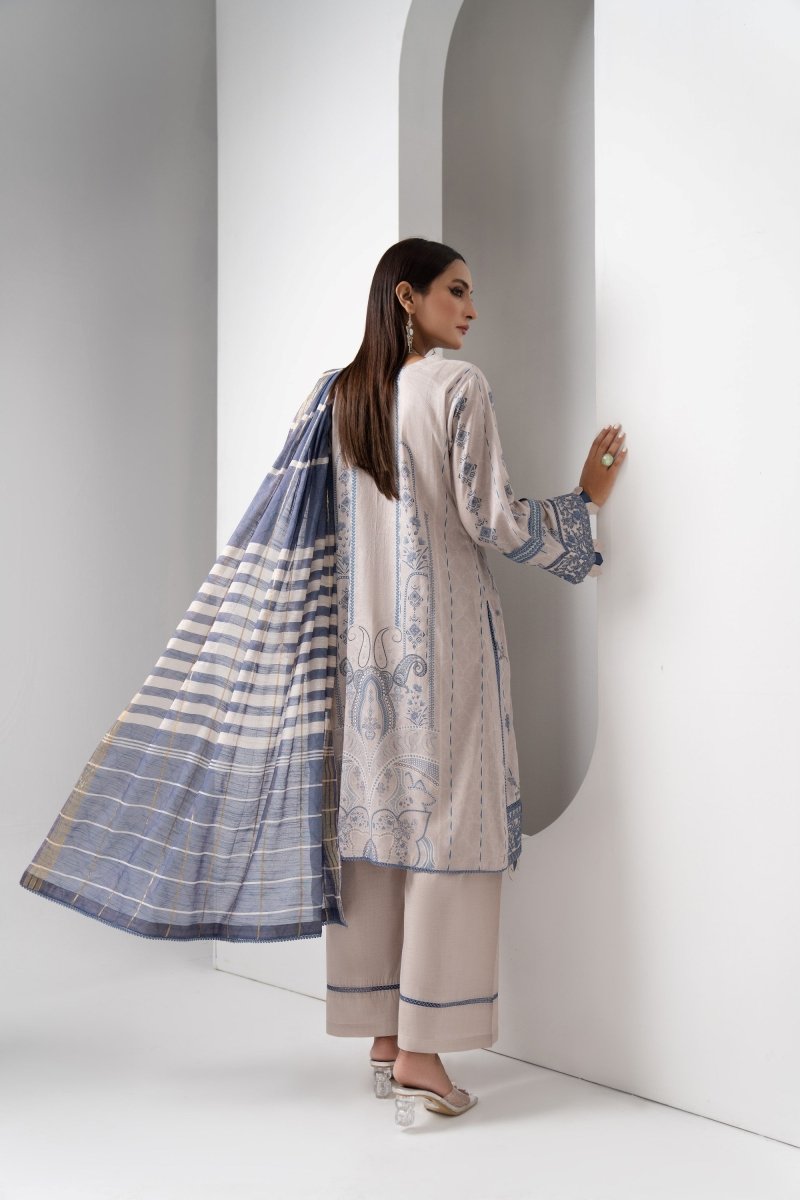 Munira Cambric 3 Piece Suit MUN508-Designer dhaage