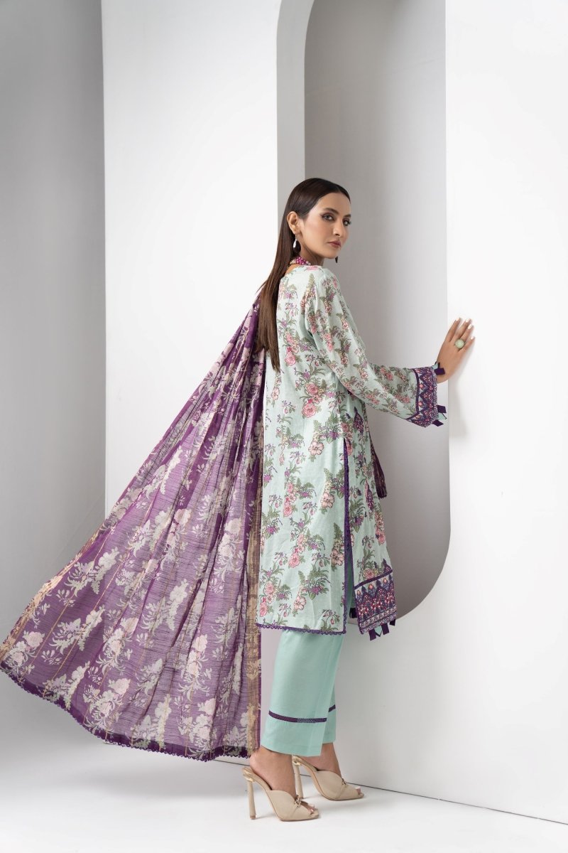 Munira Cambric 3 Piece Suit MUN511-Designer dhaage