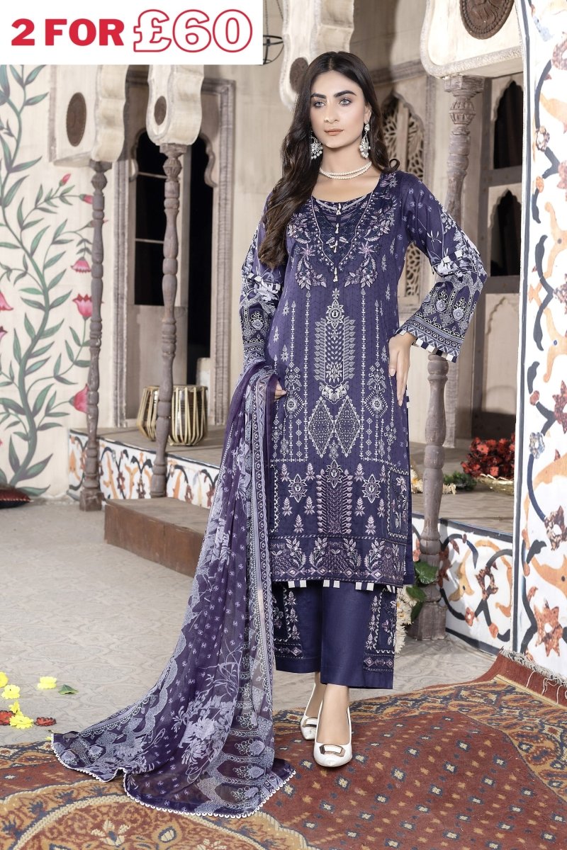 Munira Lawn 3 Piece Suit MUN491
