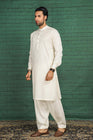 Nauroz White Pima Cotton Kurta Shalwar NAU05-Designer dhaage