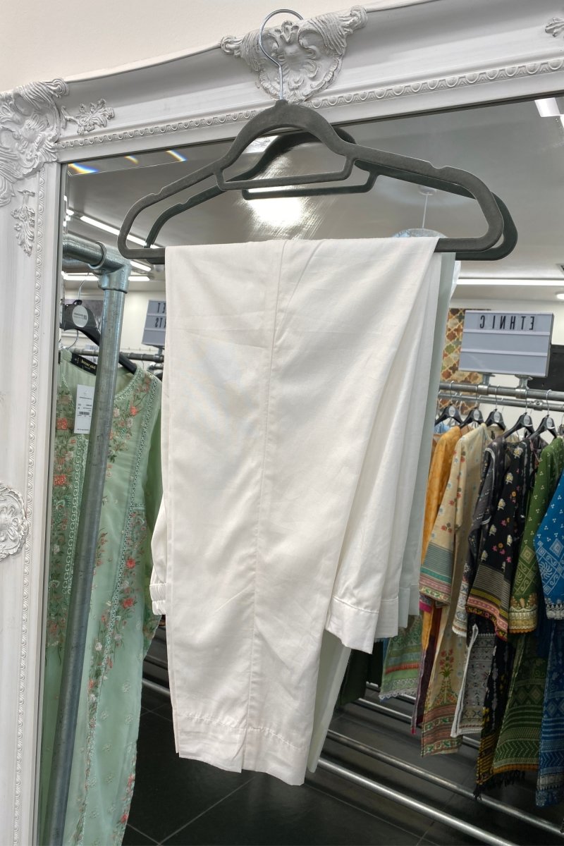 Off-White Cotton Trousers TRO67