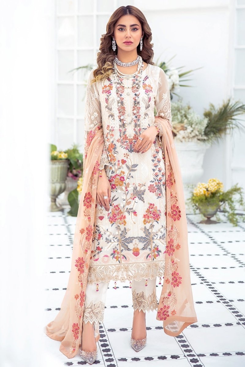 Ramsha Chiffon Formal F-2109