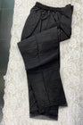 Raw Silk Black Pakistani Trousers TRO70-Designer dhaage