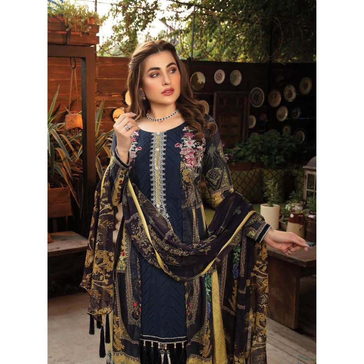 Rosella Embellished 3 PC Suit ROS02