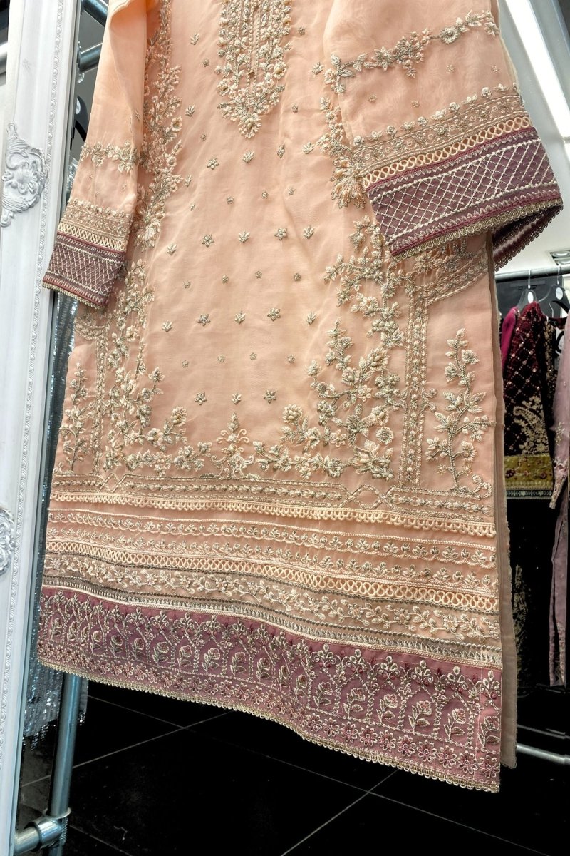 Sada Bahar Embellished Organza Party Wear Suit SBA58-Designer dhaage
