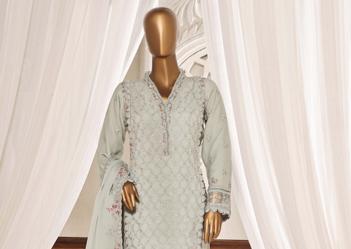 Sada Bahar Embroidered Chiffon Party Wear Suit SBA79-Designer dhaage