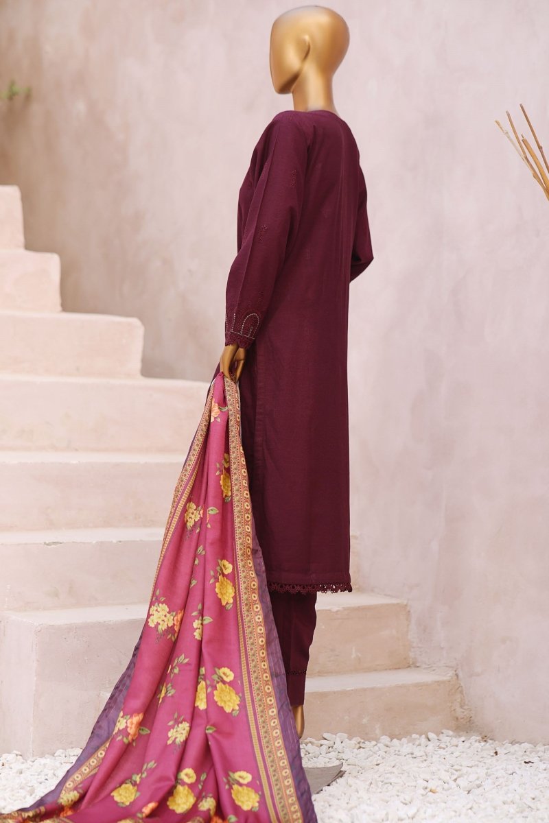 Sada Bahar Embroidered Karandi 3 Piece Suit SBA62-Designer dhaage