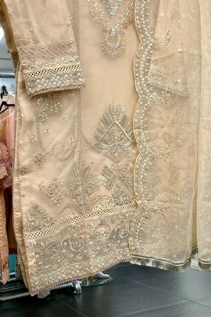 Sada Bahar Embroidered Net Formal Suit SBA41-Designer dhaage